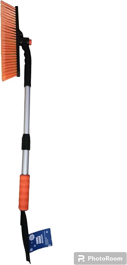 Rotating Snow Brush for Cars Extendable Snow Cleaner For Cars Ice Scraper with Brush For Cars,Trucks, and SUVs Windshield Scraper For Ice Snow Ice Scraper for Cars, Trucks and SUVs