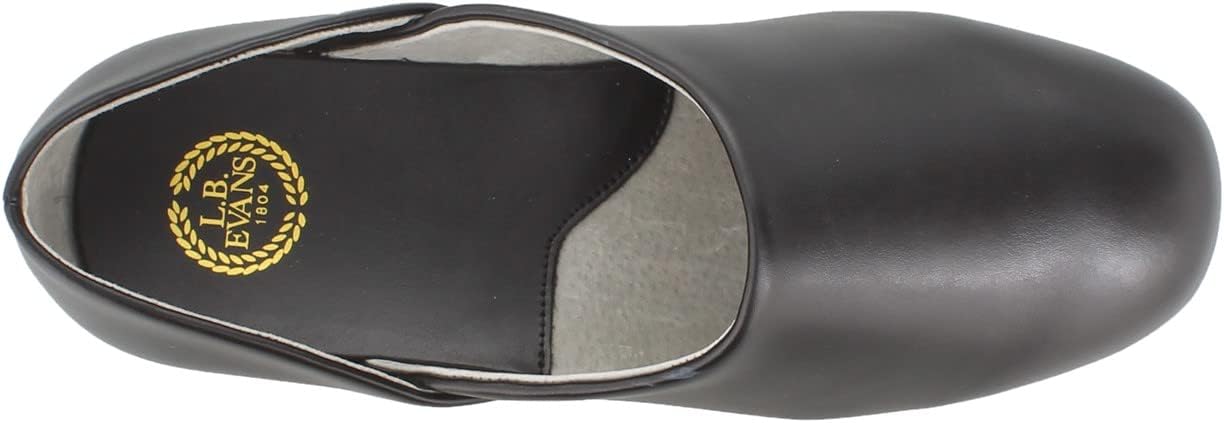 L.B. Evans Mens Radio Tyme Slip On Casual Slippers Casual - Black