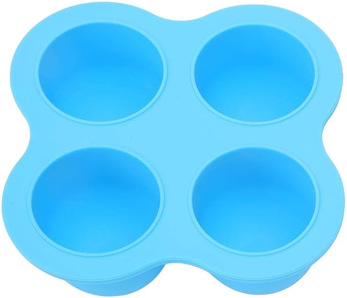 01 Egg Bite Mold, Silicone Egg Steamer, Four Holes Convenient for Home Pressure Cookers Kitchen Restaurant