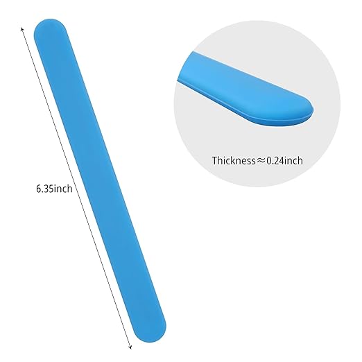 2 Pack Silicone Stir Sticks, Reusable Silcone Wax Sticks for Epoxy Resin, Paint, Mixing, Popsicle, Liquid, DIY Crafts (2)