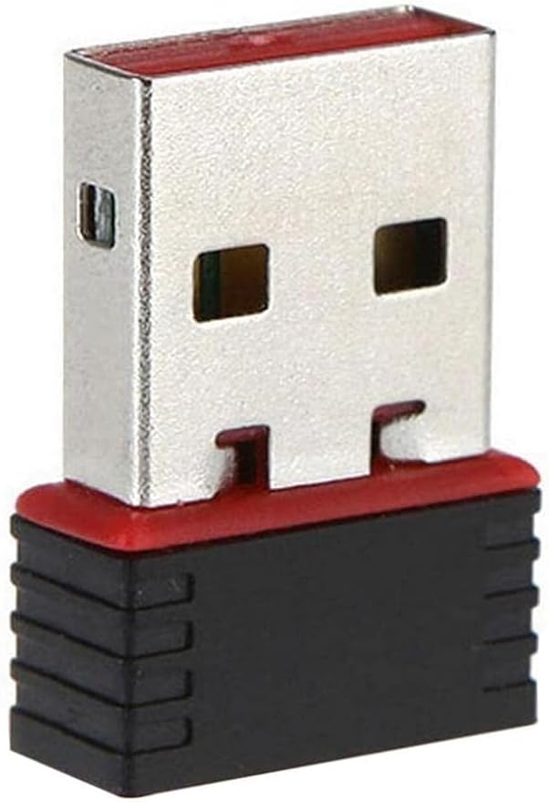 2 pcs Black 150Mbps USB and USB 2.0 WiFi Adapter Free Driver Wireless 802.11n Mini Wireless Compatible with IEEE 802.11n,IEEE 802.11g,IEEE 802.11b Standard 150M Network LAN Card Network Adapters