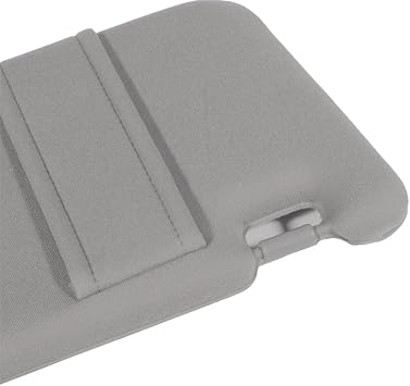 Right Passenger Side Gray Sun Visor Fits 2010-2011 for Toyota for Camry 2.5L Replace 74310-06750-B0