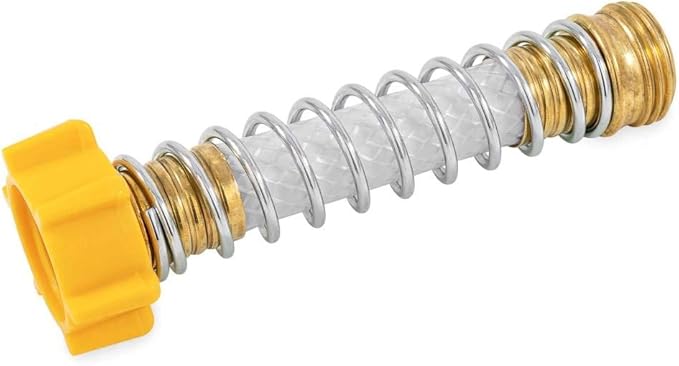 Camco 22700 Heavy-Duty Flexible Hose Protector with Gripper - Eliminates Hose Crimping at The Faucet - Compatible with All Standard Garden Hoses and Faucets