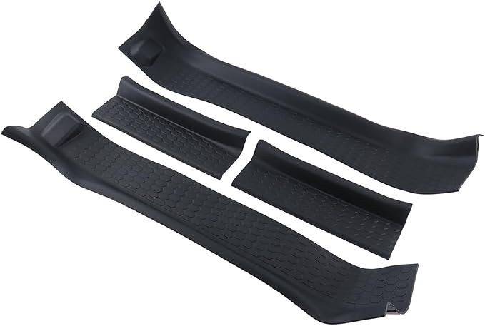Door Sill Guards Kit Door Entry Guards Compatible with 2018-2024 Jeep Wrangler JL JLU Gladiator JT 4-Door Accessories Parts