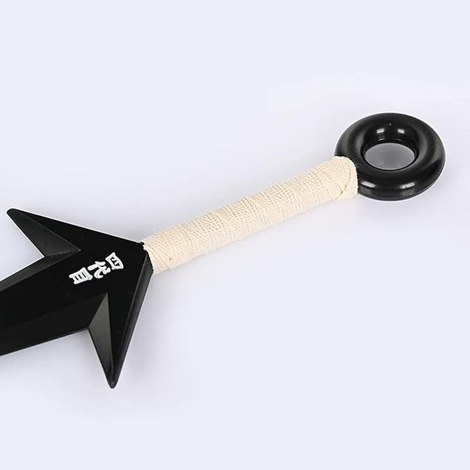 Japan Anime 10.2 inch Ninja Props Big Kunai Knife Black…