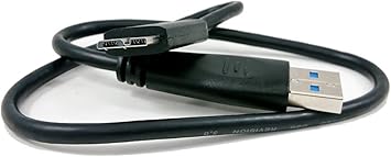 Seagate 18in USB 3.0 Type A to Micro B Replacement Cable for Seagate External Portable and Desktop Drives