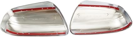 Chrome Plated Rearview,Car Accessories Side Mirror Cover Trim Paste Style,Compatible For Toyota Prius Prius20 2003-2009
