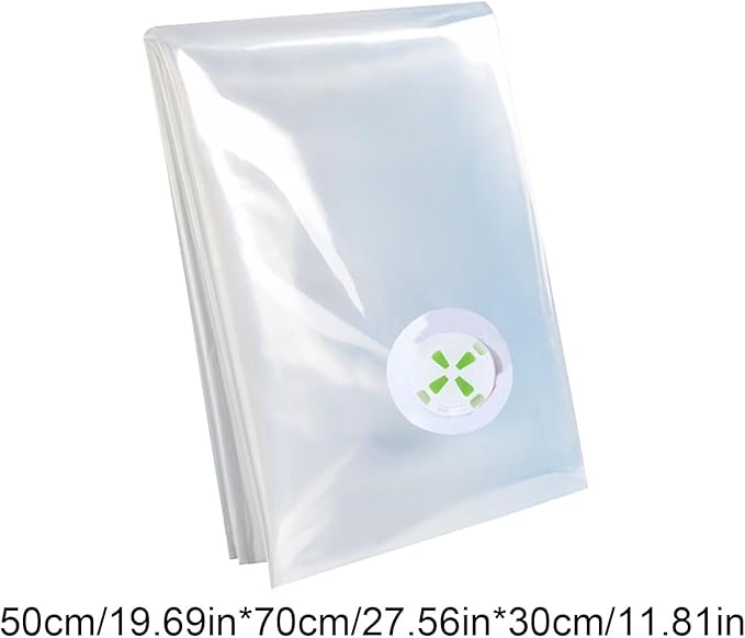 Vacuum Seal Bags for Bedding Reusable Hand Vacuum Packing Bags for Travel No Vacuum Needed Compression Packing Bag Storage Bag for Clothing Pillows Quilt (19 x 27 x 11.5 inch)