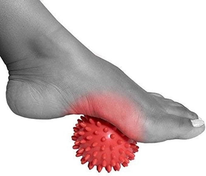 Massage Ball - Spiky for Deep Tissue Back Massage, Foot Massager, Plantar Fasciitis All Over Body Deep Tissue Muscle Therapy - Your Compact Muscle Roller