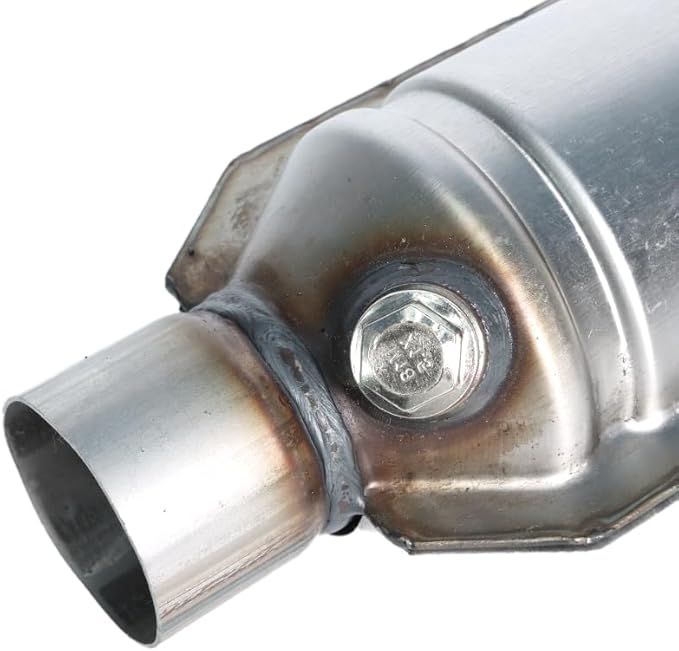 Universal 2.25" InletOutlet Catalytic Converter High Flow T409 Stainless Steel 53005,53004 (EPA Compliant)