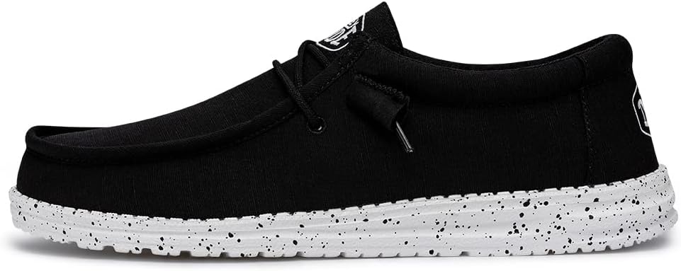 Hey Dude Men's Wally Slub Moc Toe Shoes