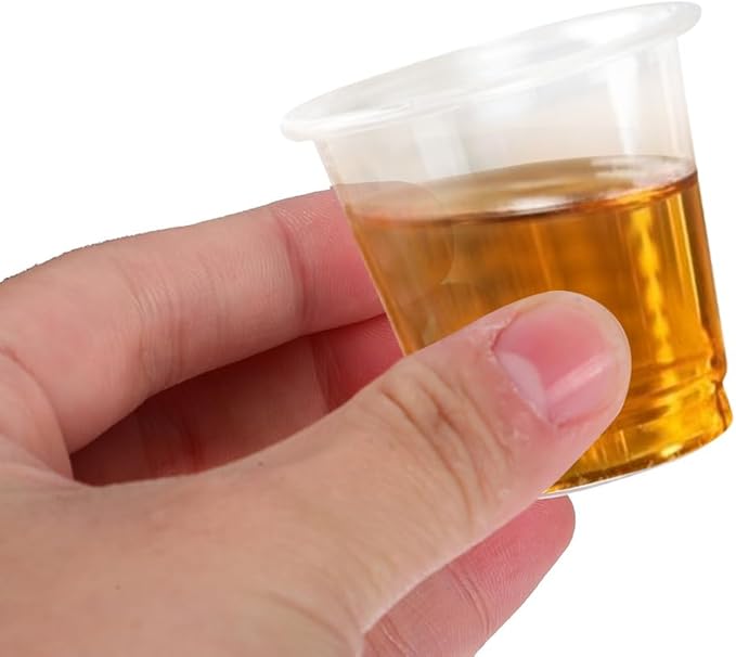 Blue Sky 2 Oz Clear PET Cups - 40 Count, Durable Plastic Shot Cups for Parties and Events