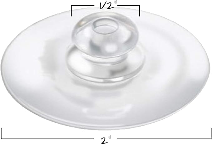 Nature Anywhere Replacement Suction Cups (8-Pack) - 2 Inch Diameter Heavy Duty Suction Cup for Window Bird Feeders Awesome for Shower, Kitchen Sink Caddy Suction Cup