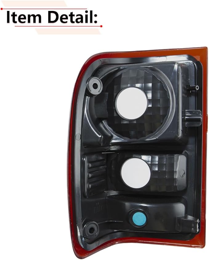 RLB-HILON Right Side Rear Tail Light Assembly Compatible with Ford Ranger 2006 2007 2008 2009 2010 2011 Year