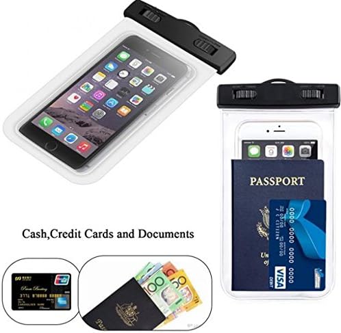 Waterproof Case for Galaxy A50, A30, A20 - Underwater Bag Floating Cover Touch Screen IPX8 Pouch Clear Compatible with Samsung Galaxy A50A30A20 Phone Models