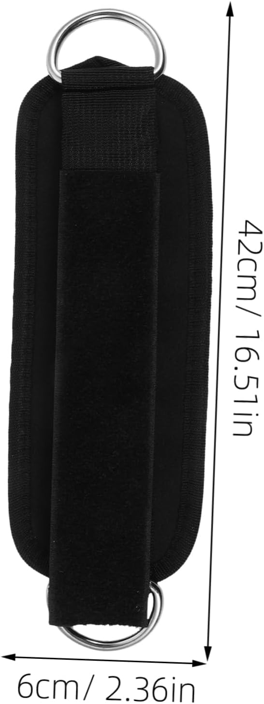 2pcs Wrapped Ankle Strap Ankle Band Ankle Strap Tool Ankle Straps Black Nylon