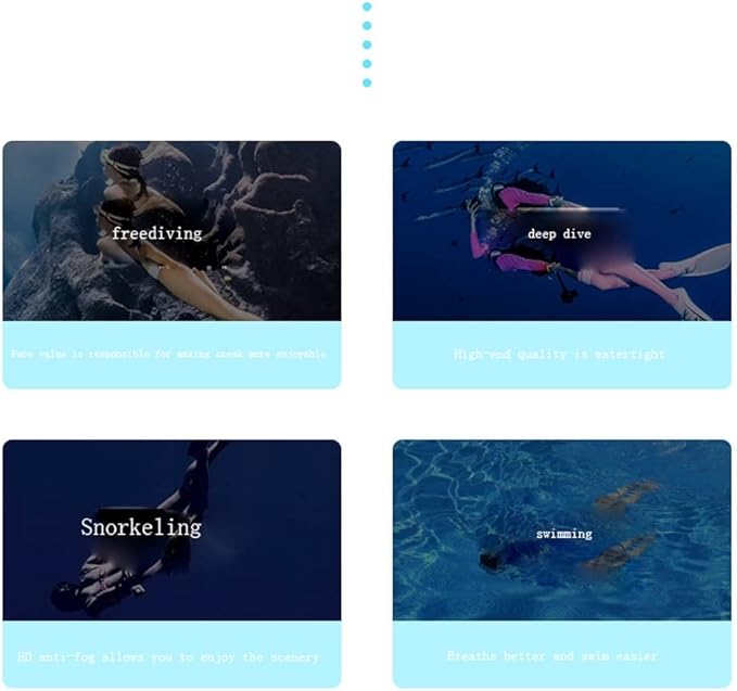 Diving Goggles Snorkeling Diving Diving Goggles Large Frame HD Adult Men and Women Snorkeling Swimming Snorkel Diving Equipment Tempered Glasses Diving Anti-Fog Snorkeling