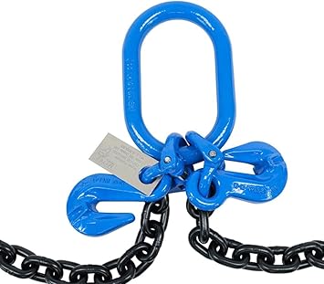 Mytee Products 38" x 5' Sea Shipping Container Loading Chain Bridle G100, V-Chain, Cargo, Storage, Moving