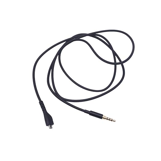Meijunter Replacement Cord for SteelSeries Arctis 357ProPro Wireless Gaming Headsets, 1.2m3.9fts Black Audio Cord