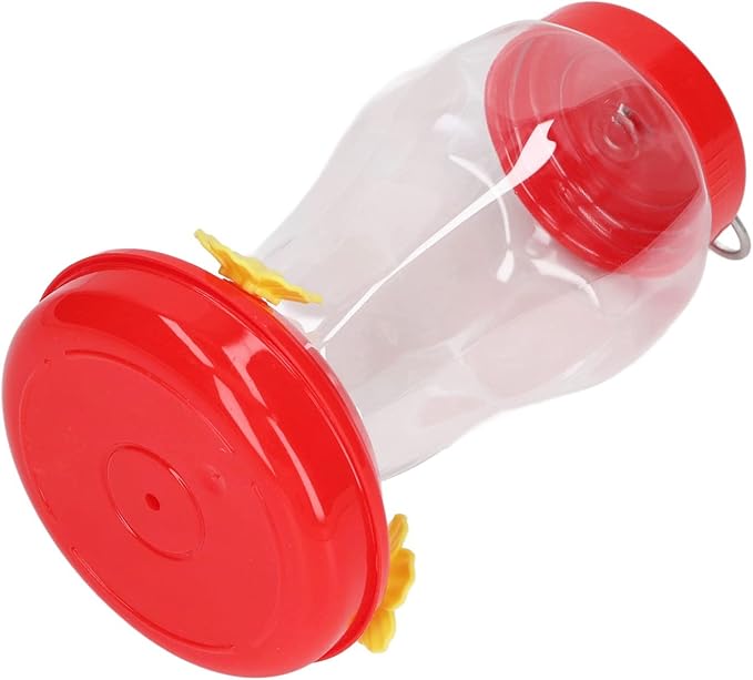Outdoor Hummingbird Feeder Iron Hook 3 Flower Ports Hanging Hummingbird Feeder for Countyard (Style 1)