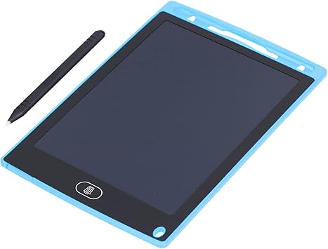 Writing Tablet 8.5 Inches Full Screen Portable LCD Digital Writing Board with Pen for Drawing Graffiti Meeting RecordBlack (Blue)