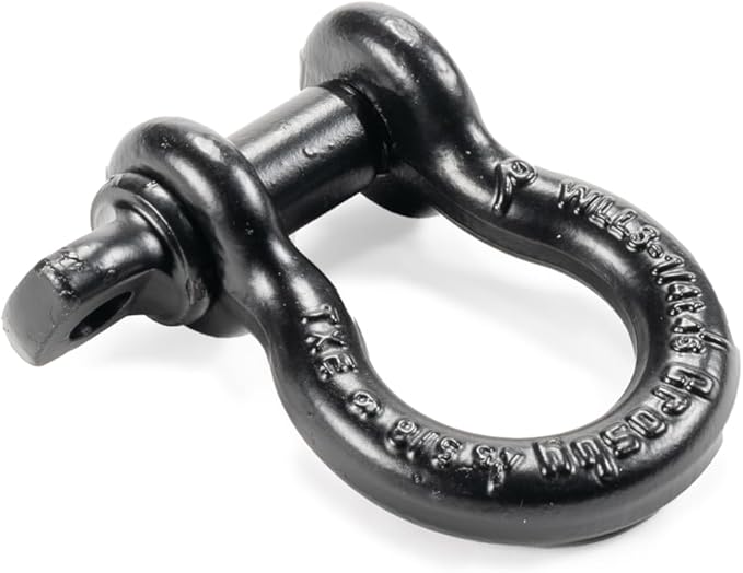 Factor 55 Steel 58" Crosby Shackle for ATVUTV Powersports - Black