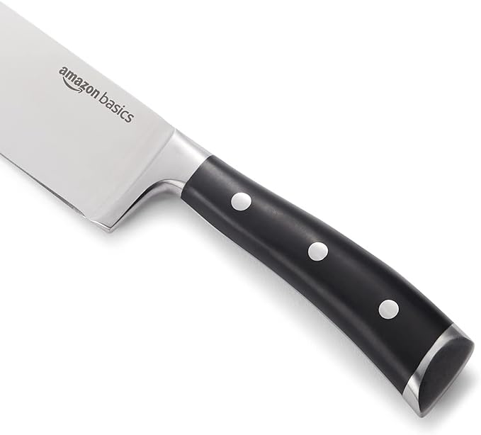 Basics Classic 8-inch Chef‚ Knife with Three Rivets, Silver