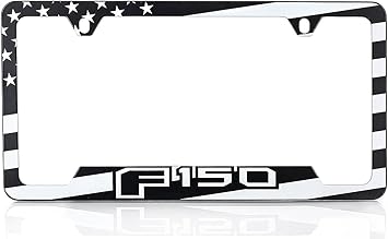 Ford F-150 American Flag Patriotic UV Printed Metal License Plate Frame