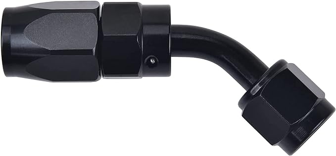 EVIL ENERGY 10AN Hose End Fitting 45 Degree Swivel for CPE Braided Hose Black