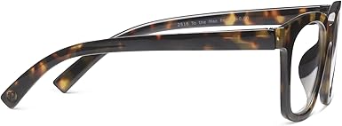 Peepers by PeeperSpecs Women's to The Max Square Blue Light Blocking Reading Glasses