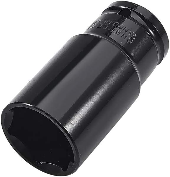 12-Inch Drive by 30mm Deep Impact Socket, 6-Point, Cr-V, Metric 1 Pcs, (Bettomshin)