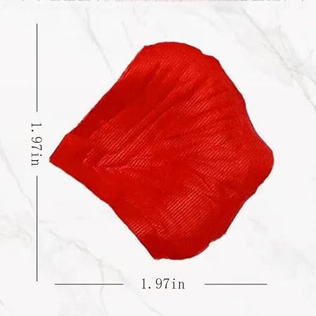 SIWEN Artificial Rose Flower Petals for Valentine's DayWeddingsProposalAnniversaryEngagementParty and Romantic Night Decoration (1000, red)