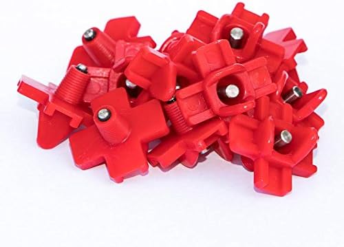 Horizontal Side Mount Chicken Watering Nipples Easy Install No Leak Automatic Water Feeder for Poultry - 10 Pack