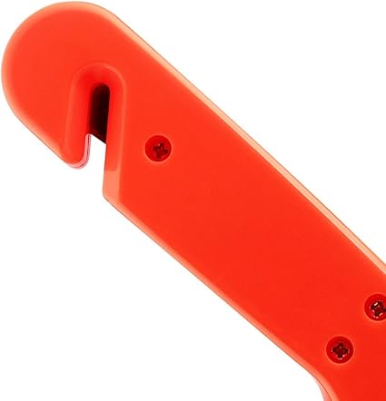 Tianmei Seat Belt Cutter and Emergency Rescue Car Window Glass Safety Hammer Breaker 2in1 Disaster Escape Tool (2in1-Dark Orange)