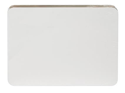 School Smart Frameless Dry Erase Boards, 9 x 12 Inches, Pack of 30