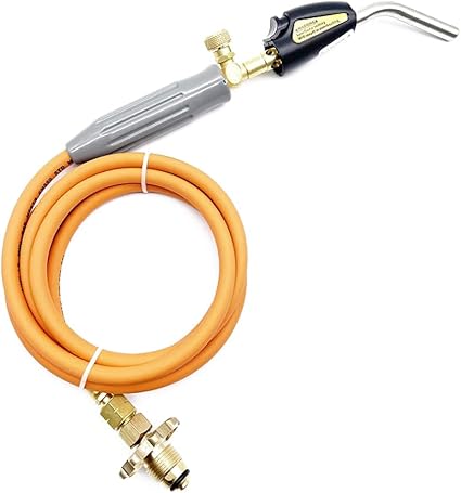 Handheld Propane Torch Liquefied Gases Welding Soldering Tool with Piezo Ignition Fipower Adjustment