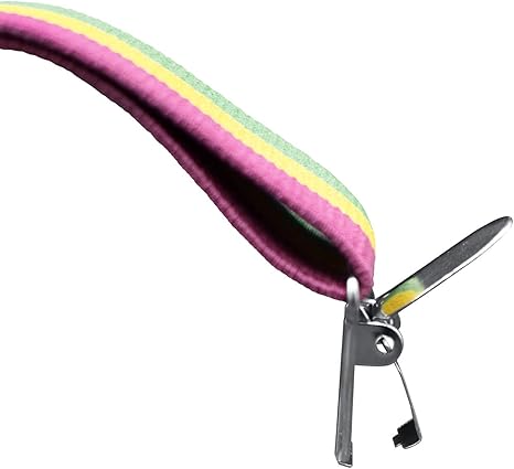Nicky Bigs Novelties Unisex Mardi Gras Adjustable Suspenders Green Purple Yellow Costume Accessory