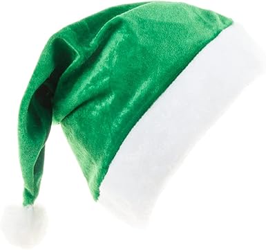 Santa Elf Hat Christmas Hat for wpompom Comfort Warm Caps Plush Xmas Santa Claus Hat for Children Kids Xmas Halloween P