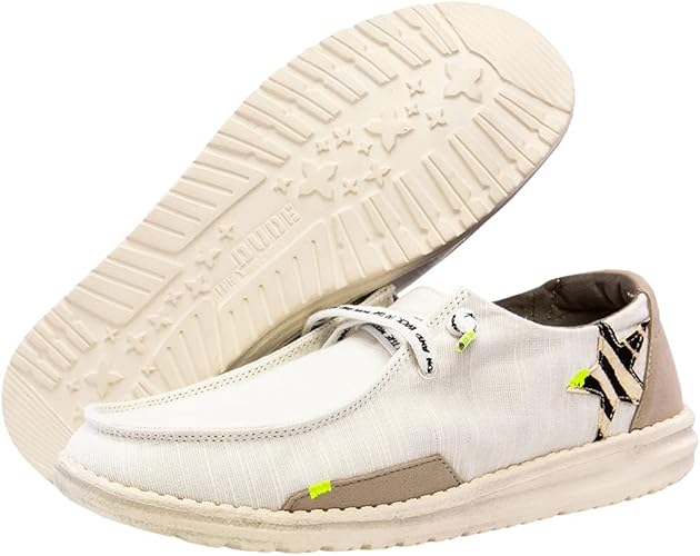 Hey Dude Womens Wendy Womens Shoes Womens Lace Up Loafers Comfortable & Light-Weight