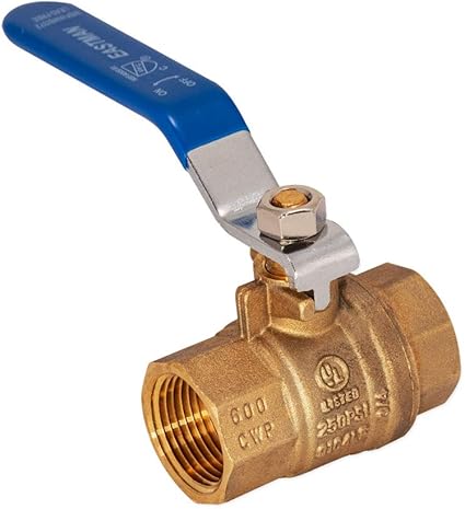 34 Inch IPS Heavy Duty Full Port Ball Valve, Brass Plumbing Fitting, 20047LF