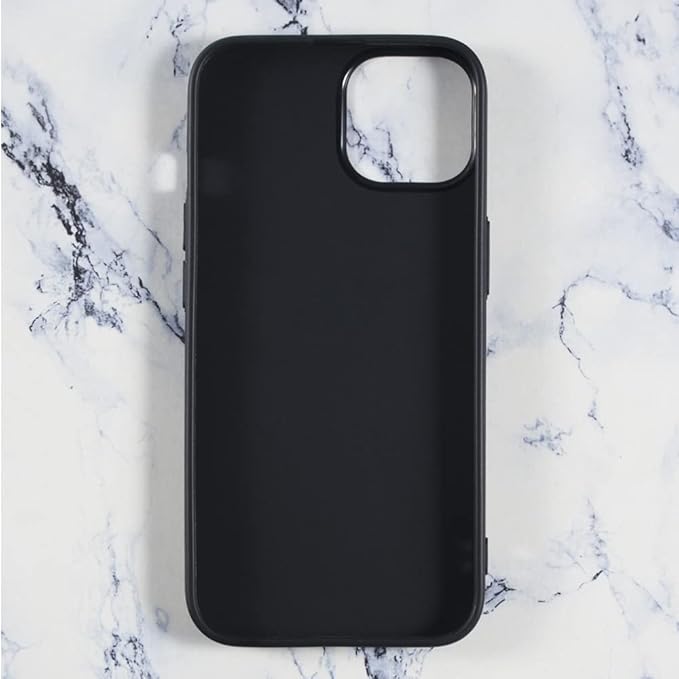 for iPhone 14 Case, Soft TPU Back Cover Shockproof Silicone Bumper Anti-Fingerprints Full-Body Protective Case Cover for iPhone 14 (6.10 Inch) (Black)