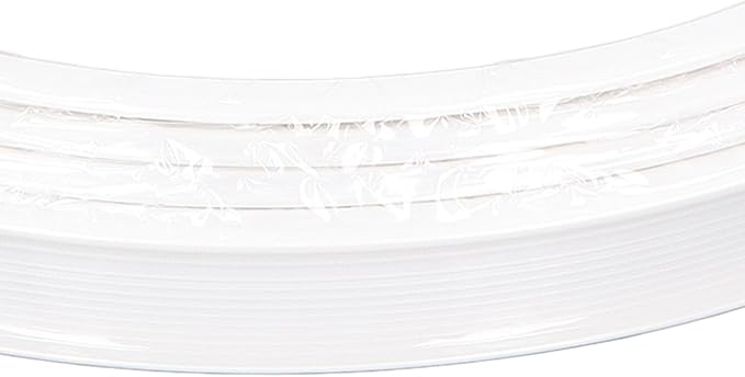 Curtain Track, Bendable Curved Curtain Rail, Mute Smooth Slider Track for for Home, Office, and Hotel Privacy Divider, White