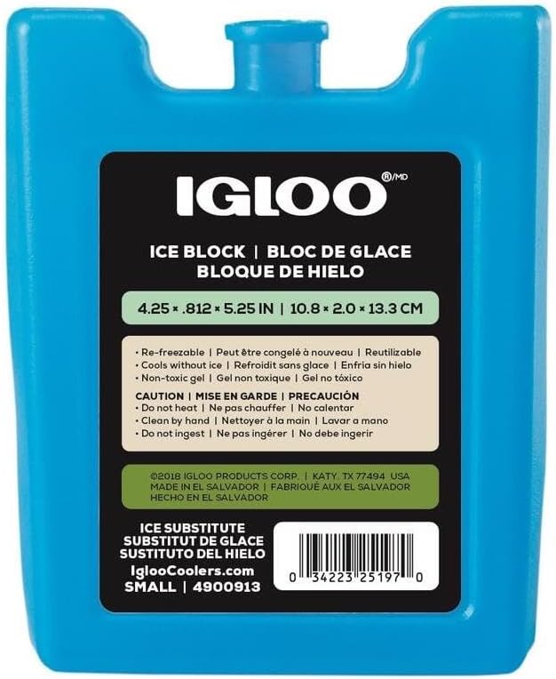 Igloo MaxCold Ice Gel Pack 6.8 oz Blue Rectangular Gel Pack