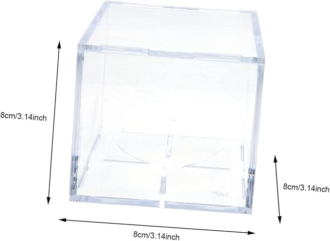 Baseball Display Case Acrylic Box for Baseball Balls Desktop Accessory
