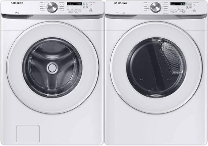 Samsung WF45T6000WPR White Front Loading Laundry Pack