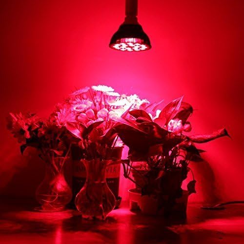 660nm Red Light Bulb, 18W (36W Equivalent) LED Grow Light for Indoor Plants Flowering Bloom and Fruiting, Grow Spectrum Enhancement