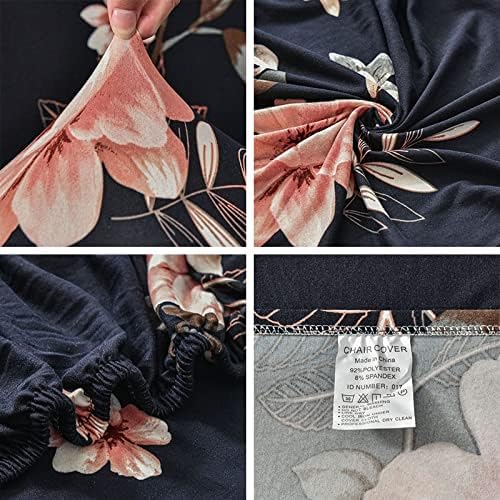 Velvet Armless Accent Chair Covers Black Extra Large Stretch Accent Slipper Chair Slipcover Non-Slip Sofa Covers Removable Chair Furniture Protecto Cover for Living Room Hotel