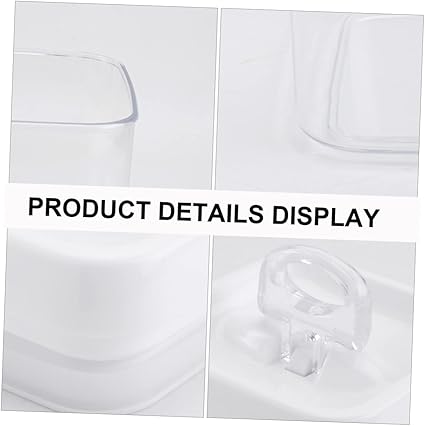 Luxshiny 1pc Transparent Plastic Snack Grain Storage Tank Sealed Can for Kitchen Food Organization Airtight Container for Cereals and Snacks