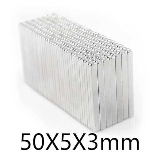 60PCS 50x5x3mm Quadrate Rare Earth Neodymium Magnet Block Magnets 50x5x3 Permanent Magnet 50 * 5 * 3 Magnet
