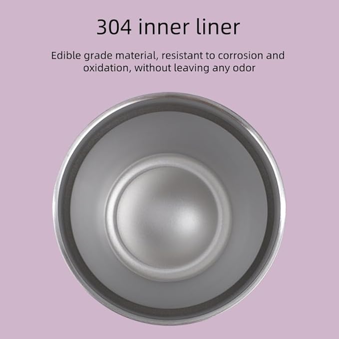 20oz Insulated Cup, Car Cup, Vacuum Stainless Steel Water Ccup With Lid and Straw, Suitable for Travel, Ddriving, and Office (Rose, Straw cover), CTBWB058